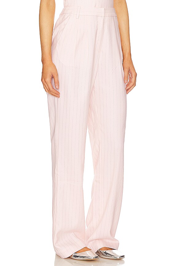 view 2 of 5 PANTALÓN JASMINE in Pink Pinstripe