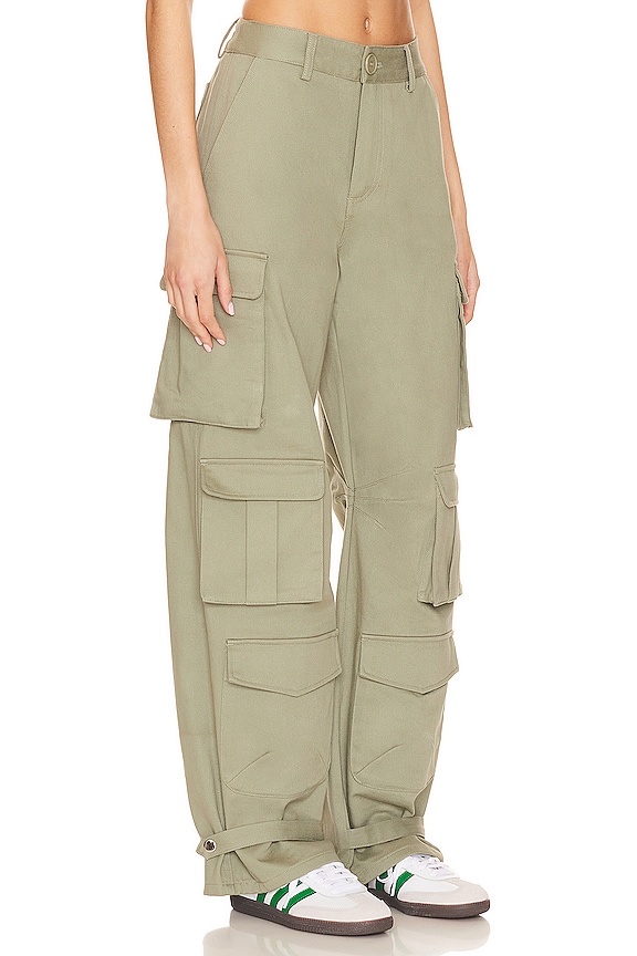 view 2 of 4 PANTALON ISSA in Army Green