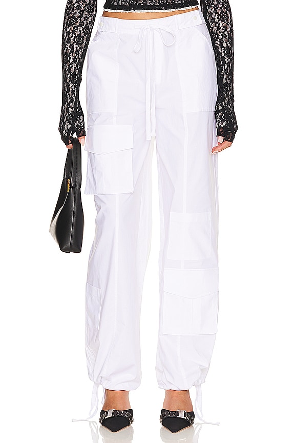 view 2 of 5 PANTALON MACI CARGO in Bright White