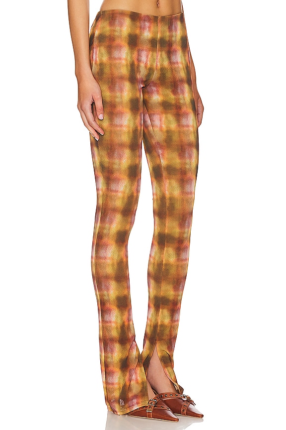 view 2 of 4 MEL パンツ in Brown Plaid