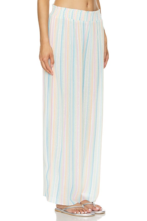 view 2 of 5 PANTALON CATALINA in Rainbow Stripe Multi