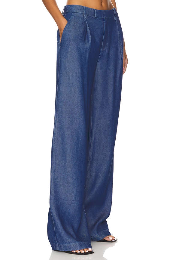 view 2 of 6 Agathe Pant in Blue Denim