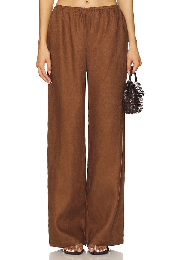 view 1 of 6 Asa Easy Pant in Chocolate