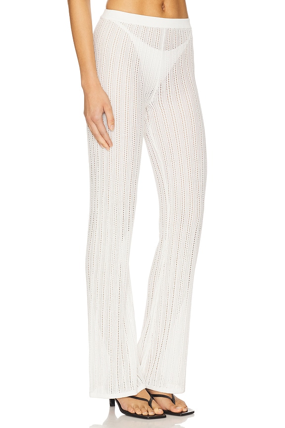 view 2 of 6 Rhoda Knit Pant in Cream