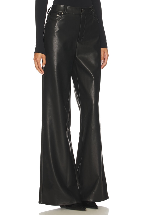 view 2 of 6 Brooklyn Faux Leather Pant in Black