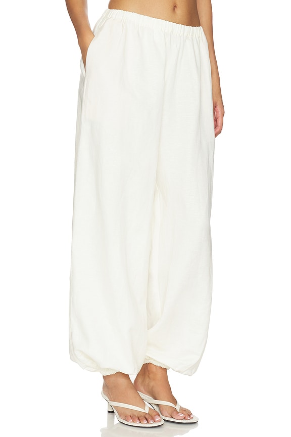 view 2 of 6 Lexi Linen Pant in White