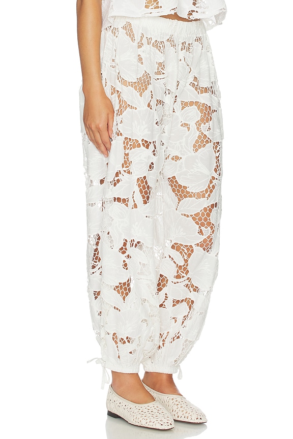 view 2 of 6 PANTALÓN LACIENNE in White