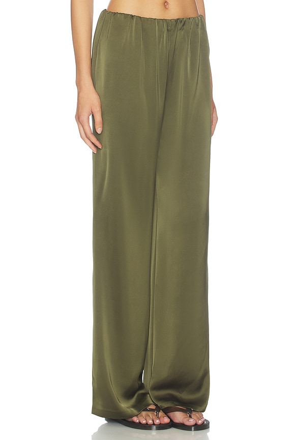 view 2 of 6 PANTALON ALETTE  in Olive Green