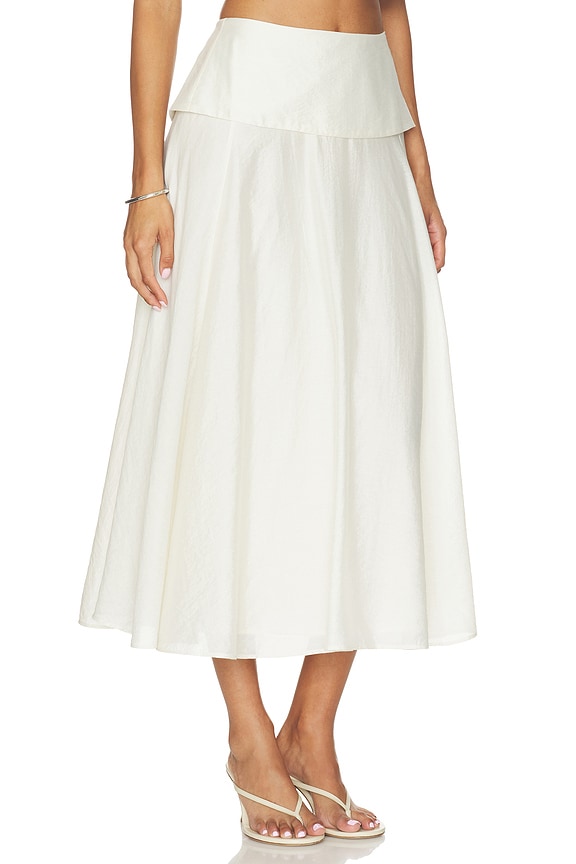 view 2 of 6 Jossie Midi Skirt in Vanilla
