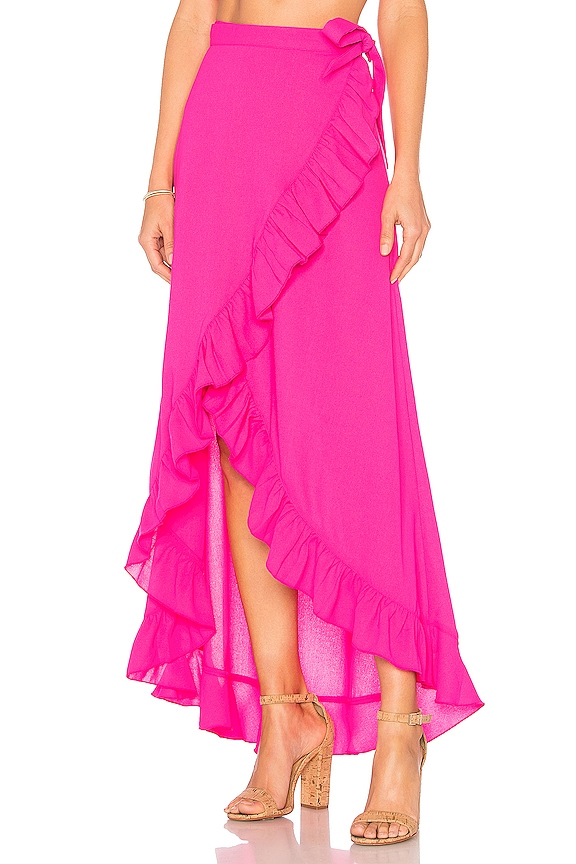 view 2 of 4 Waves For Days Wrap Skirt in Zinnia