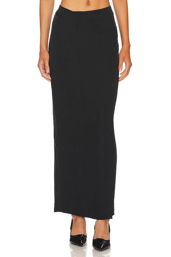 view 2 of 5 Brodie Maxi Skirt in Black
