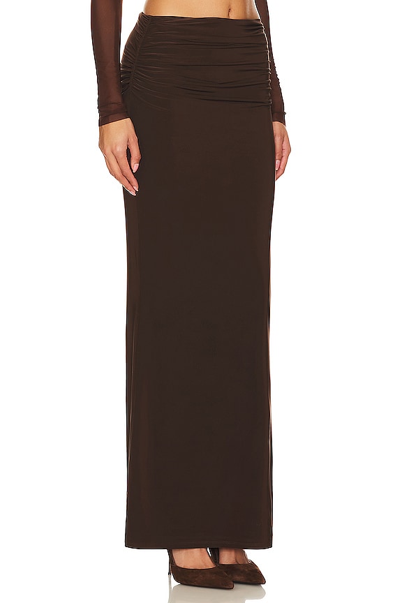 view 2 of 4 ЮБКА FIO in Chocolate Brown