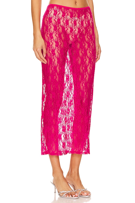 view 2 of 4 FALDA LIA SHEER in Hot Pink