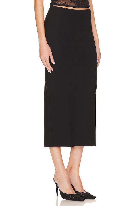 view 2 of 4 Fabienne Midi Skirt in Black