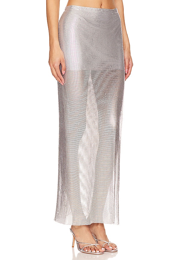 view 2 of 6 SASCHA マキシスカート in Silver