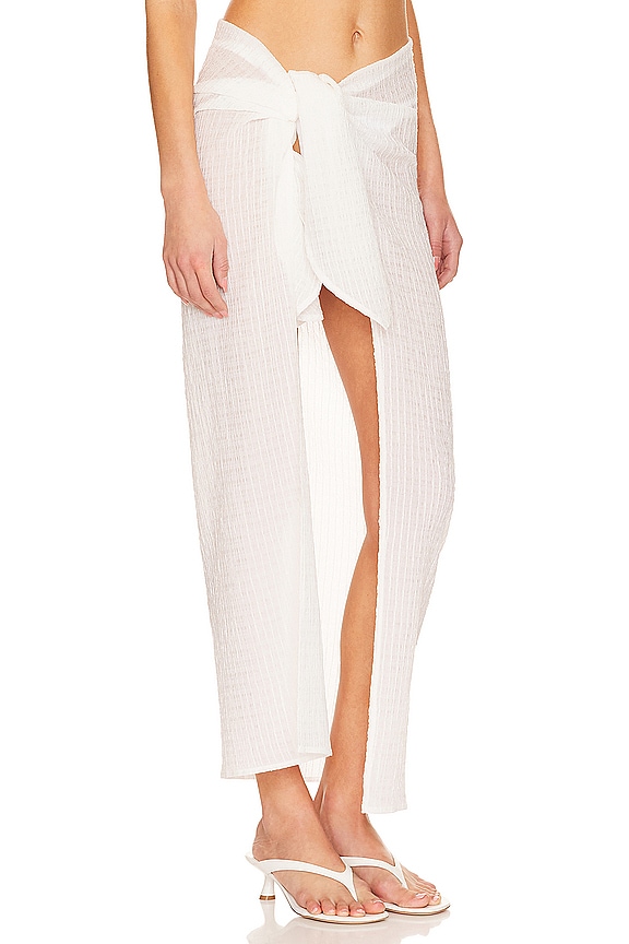 view 2 of 4 FALDA ARI SARONG MAXI in White