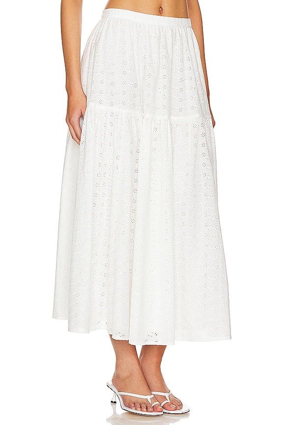 view 2 of 4 Julia Midi Skirt in White