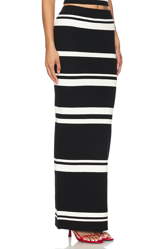 view 2 of 4 Seren Maxi Skirt in Black & White