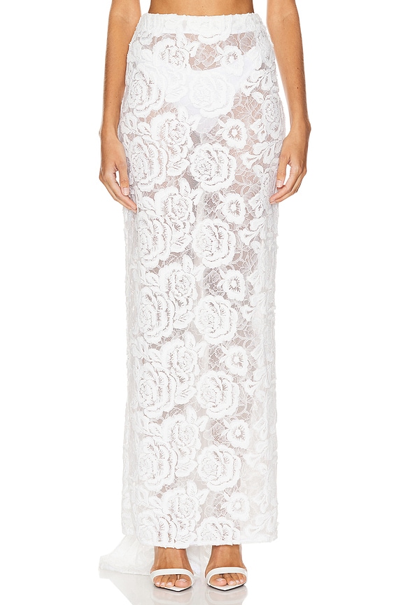 view 2 of 6 Emery Skirt in White