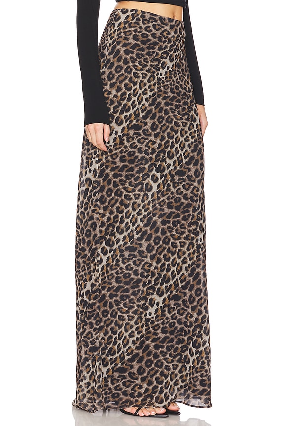 view 2 of 6 Atwood Maxi Skirt in Liquid Leopard
