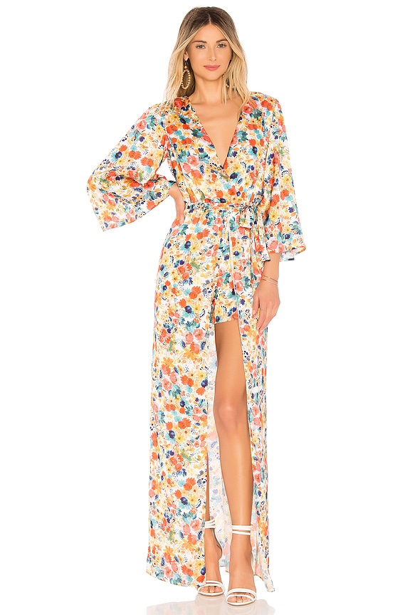 view 1 of 3 Betty Romper in Bouquet Floral