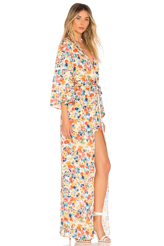 view 2 of 3 Betty Romper in Bouquet Floral