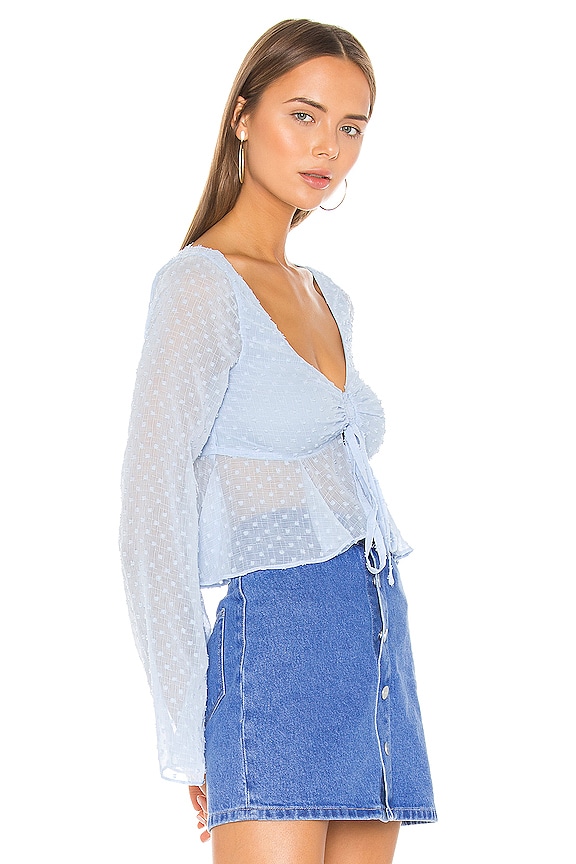 view 2 of 5 Lily Top in Baby Blue