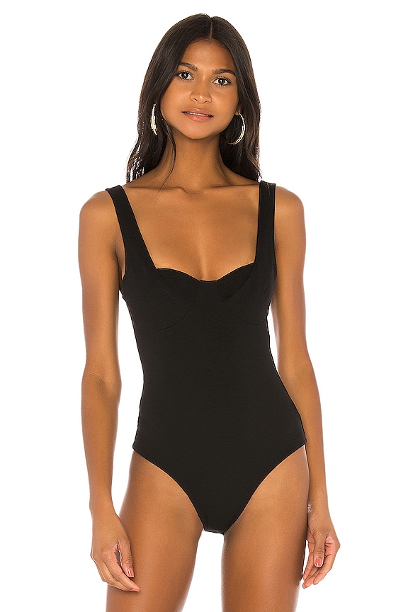 view 2 of 5 Aiden Bodysuit in Black