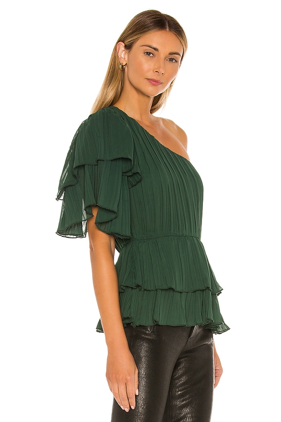 view 2 of 5 Silas Top in Emerald Green