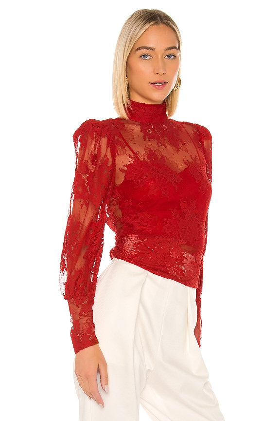 view 2 of 4 MARCIE 탑 in Flame Scarlet