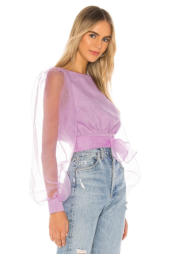 view 2 of 4 Mi Amor Top in Lilac