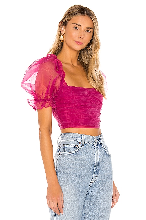 view 2 of 4 Franny Top in Hot Pink