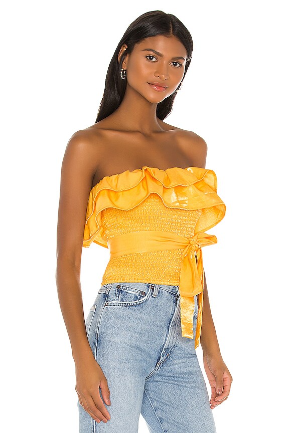 view 2 of 4 Rexford Top in Mango Orange
