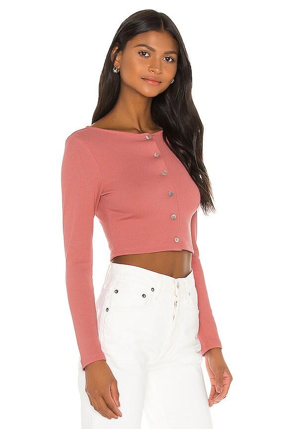 view 2 of 4 Nanette Top in Dusty Rose