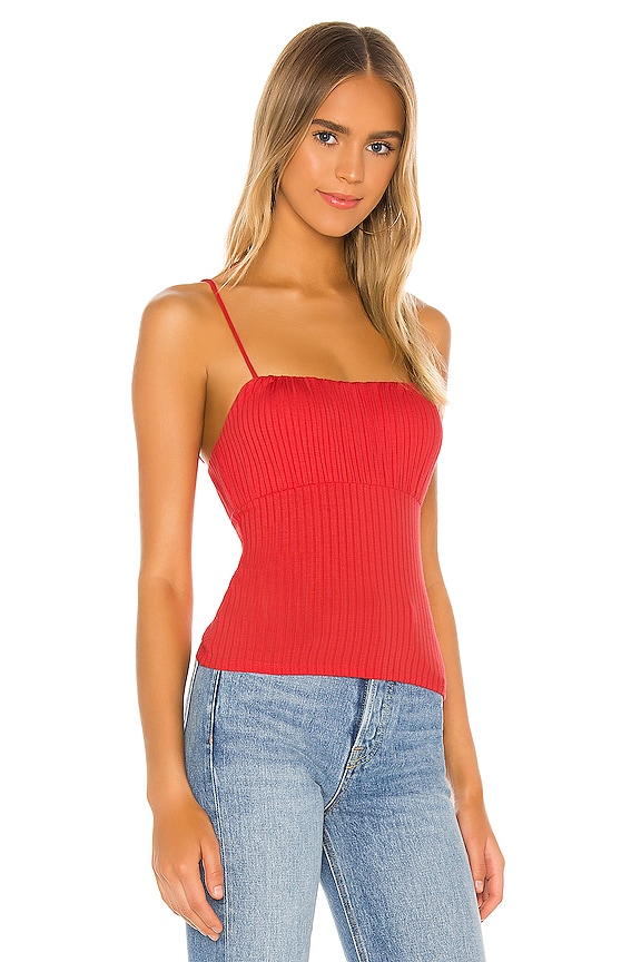 view 2 of 5 Top Mila in Red Orange