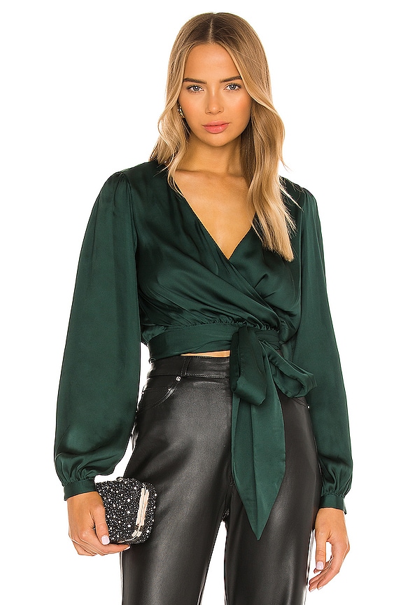 Lovers and Friends Kelly Top in Emerald Green | REVOLVE