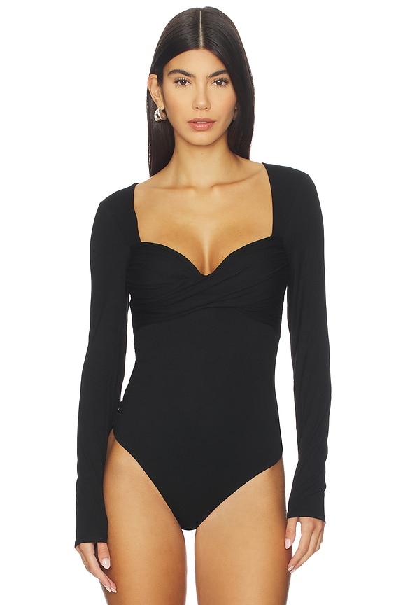 view 2 of 5 Mikka Bodysuit in Black