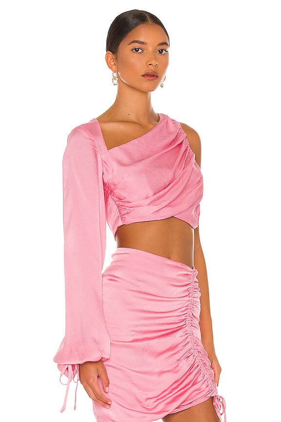 view 2 of 5 Carlita Top in Rosebloom Pink