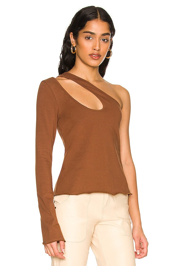 view 2 of 4 ТОП ONE SLEEVE in Brown