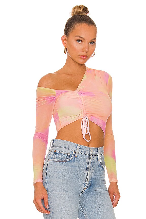 view 2 of 4 Bash Top in Cloud Tie Dye