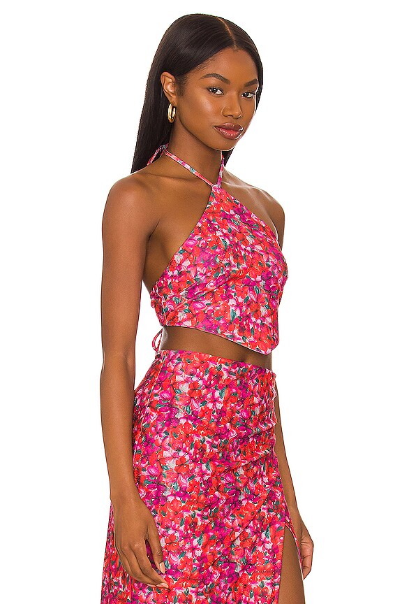 view 2 of 4 top à nouer Lana in Island Floral