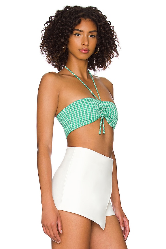 view 2 of 4 TOP RECORTADO BRIELLE in Green