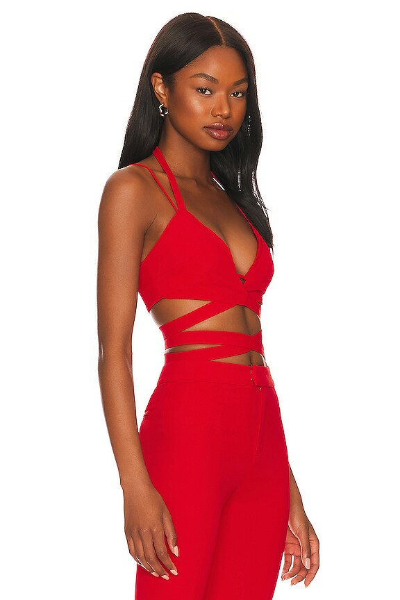 view 2 of 4 Imani Top in Red
