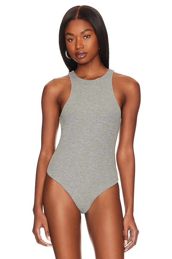 view 2 of 5 Reading Bodysuit in Heather Grey