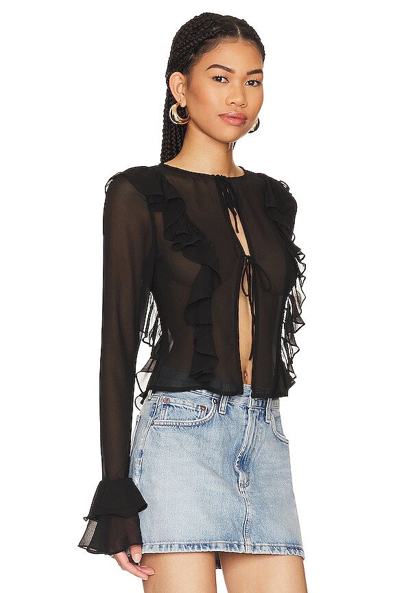 view 2 of 4 Melissa Top in Black