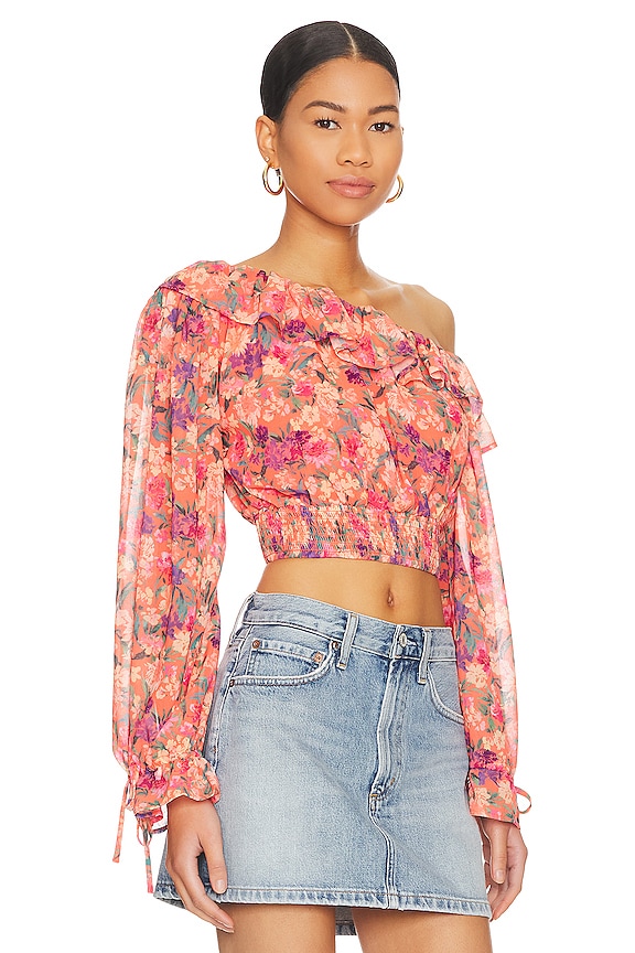 view 2 of 4 Juliette Top in Impressionist Floral