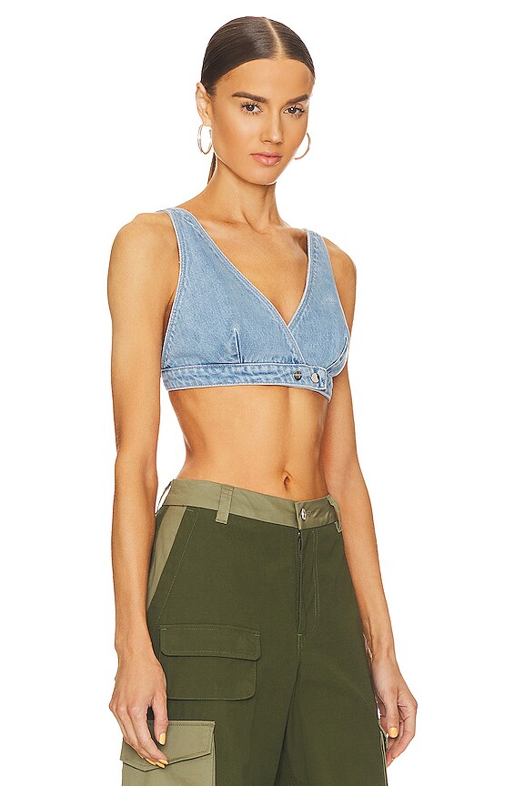 view 2 of 4 Shae Denim Bralette Top in Canyon