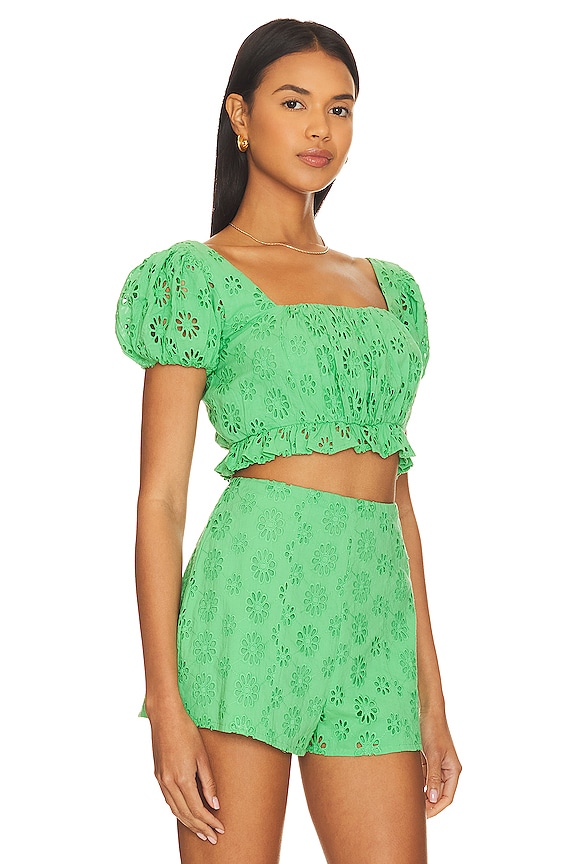 view 2 of 4 Leah Top in Green