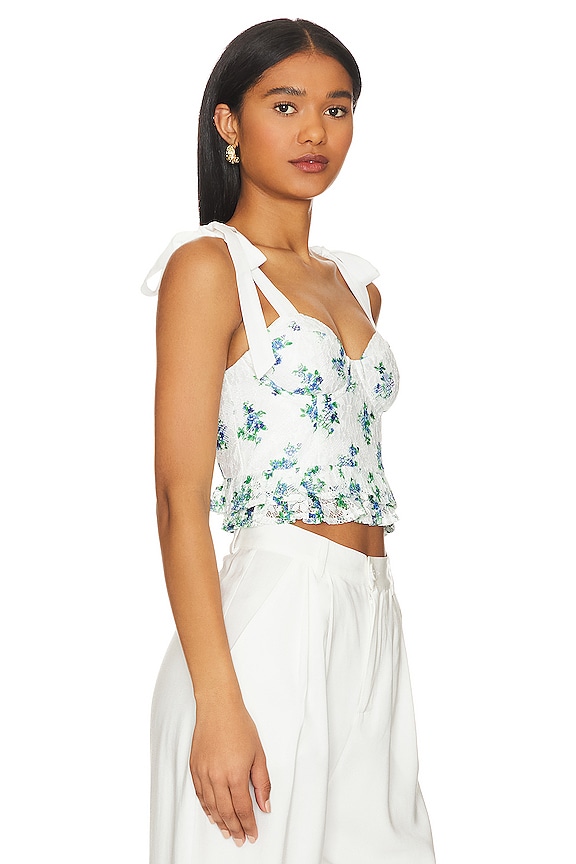 view 2 of 4 Edina Top in Bouquet Floral Multi