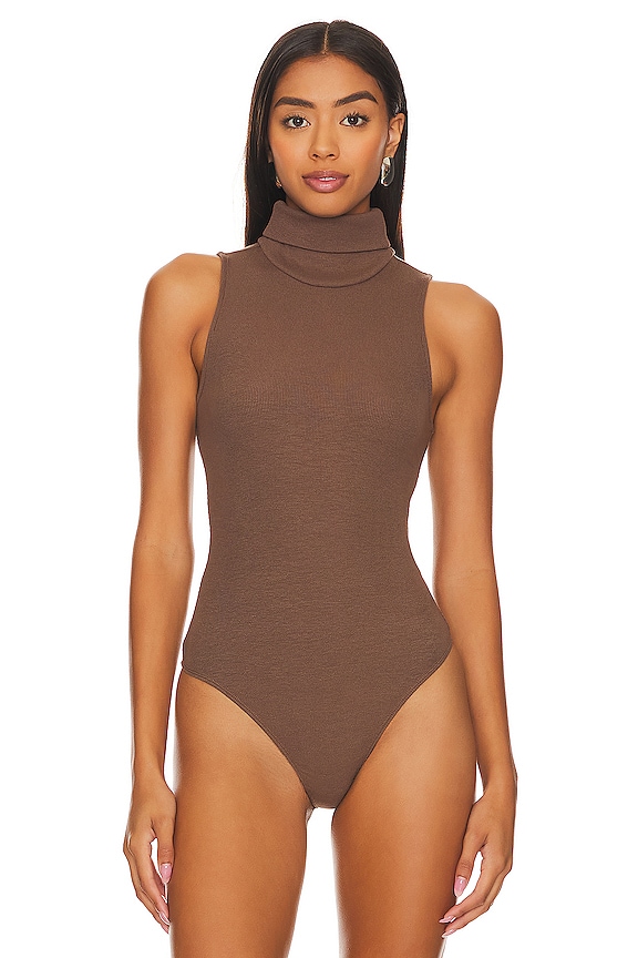 view 2 of 5 Blythe Bodysuit in Dark Mocha